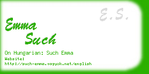 emma such business card